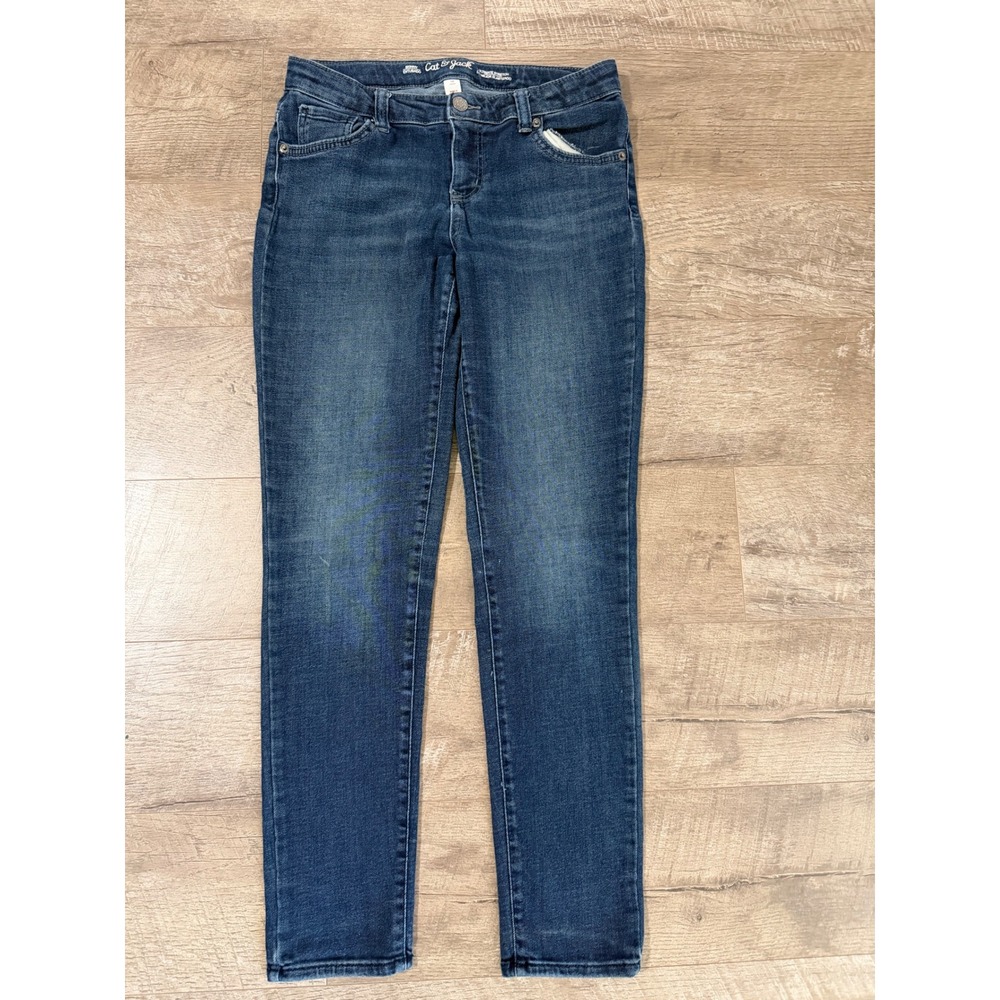 Cat & Jack Kids Ultimate Stretch Skinny Jeans Blue Medium Wash Size 16